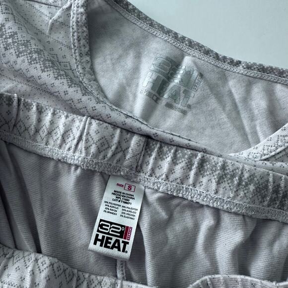 32 Degrees Girls' Grey Printed 2-Piece Pajama Set - Small - Picture 4 of 6